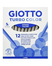 Giotto unicolor gris caja 12und.
