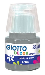 [538150] Pintura acrílica Giotto decor 25ml plata