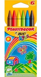Plastidecor Bic Ceras 6 unid.