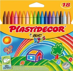 Plastidecor 18 unidades