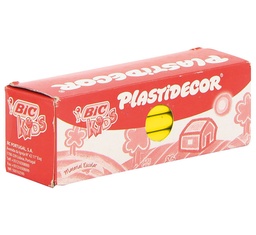 Plastidecor amarillo caja 25