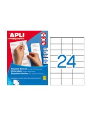 [1273] Etiquetas adhesivas 70x37mm 100h A4 Apli