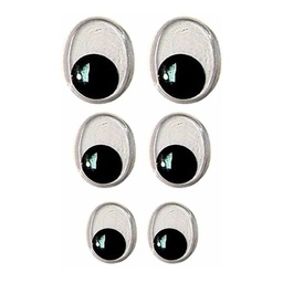 [13058] B. Ojos móviles negro 75unid