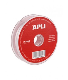 BOBINA CUERDA NYLON 0.35mm x 100mtr