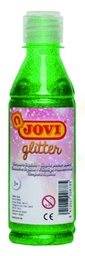 [517-17] Tempera liquida glitter verde 250ml. Jovi