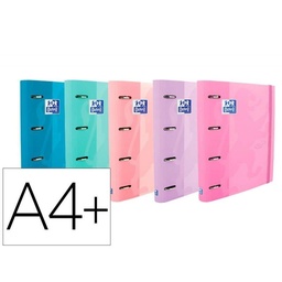 [400091218] Carpeta anillas.+recam. Color touch A4 4x25 c/goma