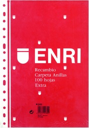 [121332] Recambio folio milimetrado 100h 60gr enri