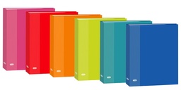[100580211] CARPETA ANILLAS FORRADAS PLASTIFIC. ELBA COLOR Fº 2x25 SURT