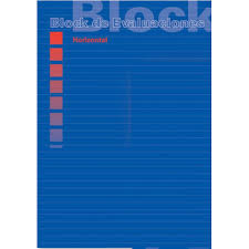 [A4 - HORIZONTAL] Cuaderno de evaluaciones A4 horizontal 50h. 60grs
