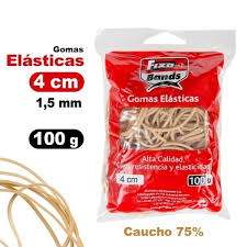 [00045040] Bolsa 100g gomas elásticas 1.5mmx4cm Fixo