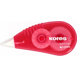 [00028051] Corrector en cinta 6m x 5mm rojo kores
