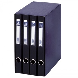 [09454] Oficolor modulo 4 carpetas negro