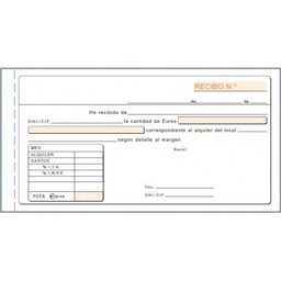 [T-52] Talonario alquiler 1/3 apaisado duplicado Loan