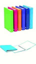 [12180499] CARPETA 4 ANILLAS 25mm A4 COLORES CARTON FORRADO