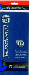 [22233] Paqueteuete 5 hojas papel seda azul 50x76cm 17gr