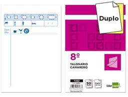 [T251] Talonario camarero bolsillo duplo 50j