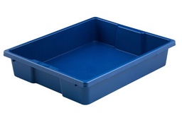 [887-07] Cubeta azul pequeña sin tapa 400x310x73mm.