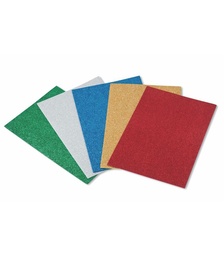 [1658-00] Hoja goma eva purpurina 20x30 varios colores