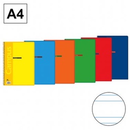 [100104459] Cuaderno espiral A4 de 80h 2 lineas campus