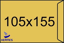 [KRAFT T/S] Bolsa salario 105x155 kraft verjurado -unidad-