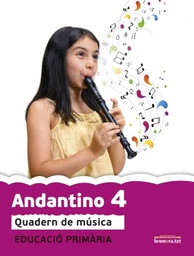 Andantino 4 quadern musica 4rt prim