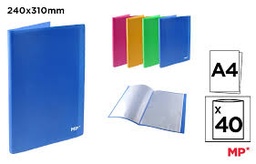 [PC413] Carpeta 40 Fundas A4 Colores varios