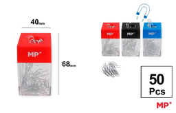 Portaclips magnético + 50 clips cromados