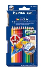 [144 10NC12] 12 lápices de colores acuarelables Noris Club Staedtler