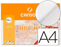 Pack 10 laminas dibujo basik A4 130g Canson 20% gratis