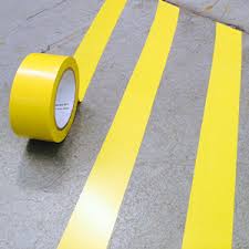 CINTA VINILO MARCAJE SUELO 33mx50mm AMARILLO