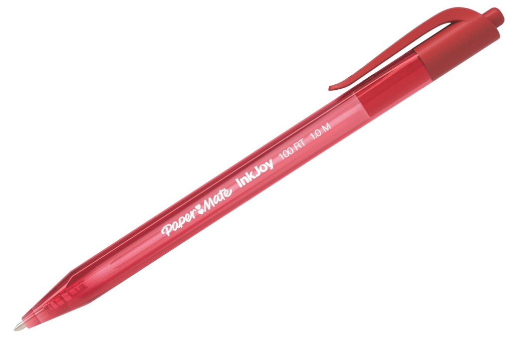 Bolígrafo inkjoy 100rt rojo 1.0m paper mate