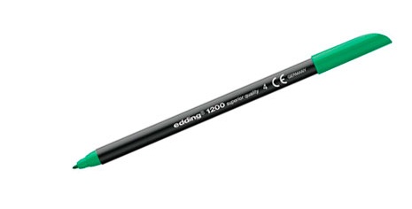 Rotulador edding 1200 verde claro nº 64