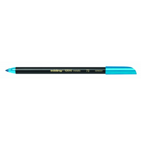 Rotulador edding 1200 azul metallic 73