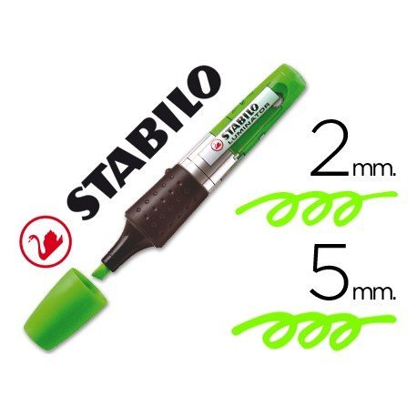 Caja 5 rotul. Textmarker luminator 71/33 verde