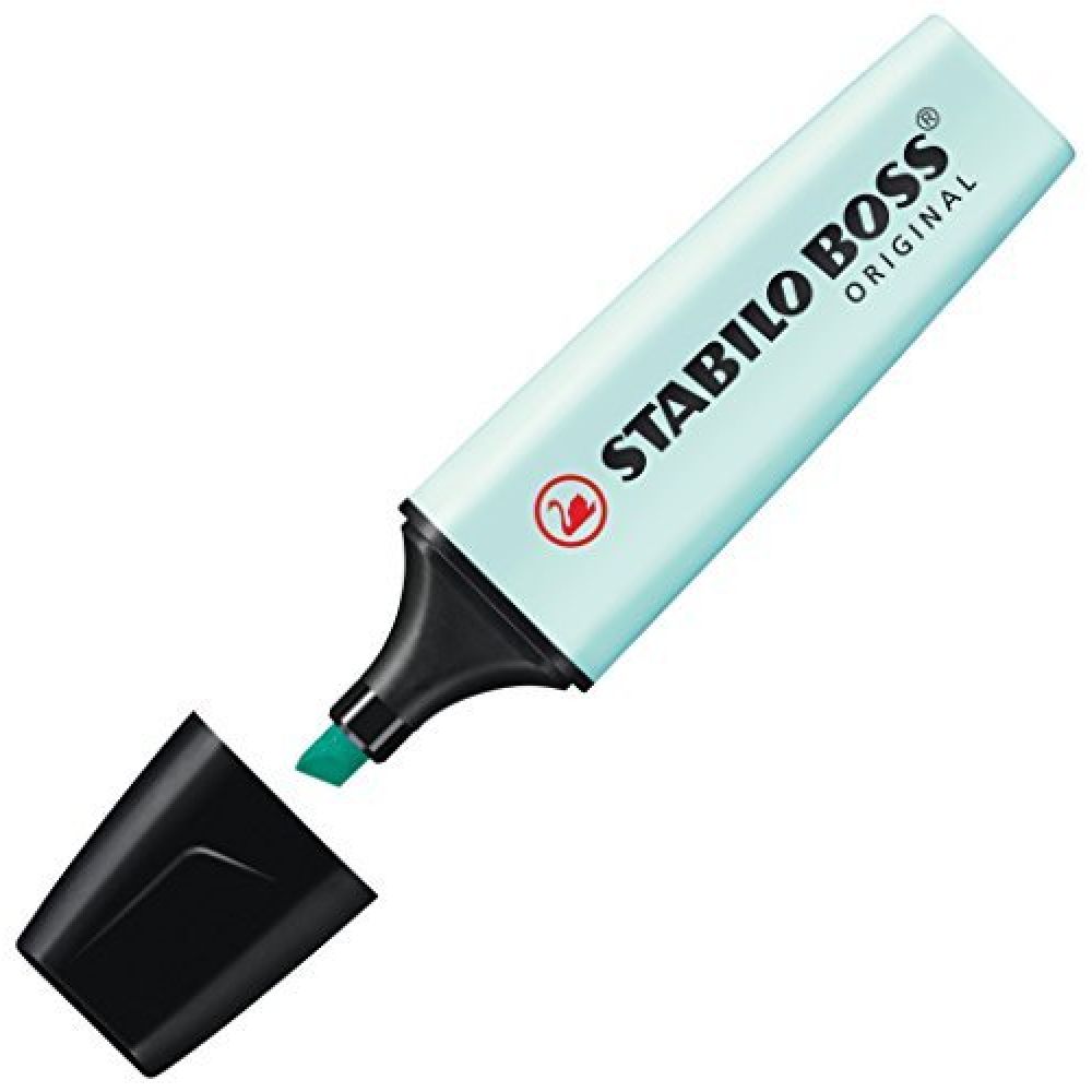 Fluorescente stabilo boss turquesa pastel