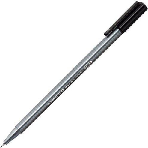 Rotulador triplus fineliner 334 negro