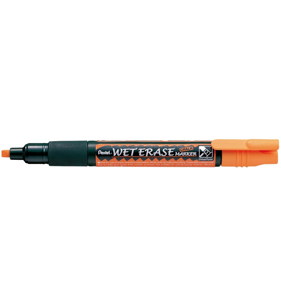 Marcador tiza naranja punta media weterase Pentel