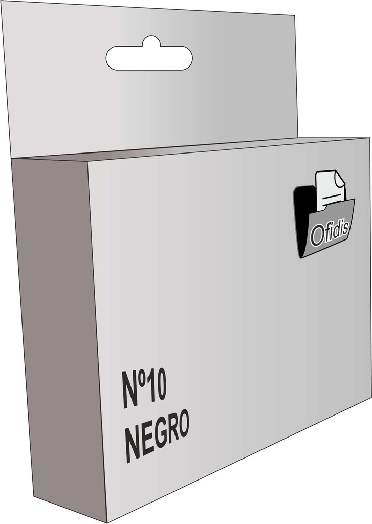 Cartucho tinta compatible hp nº10 negro