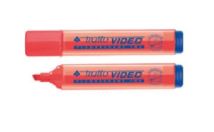 Textmarker tratto video coral