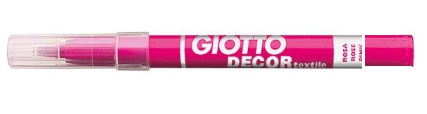 Rotulador rosa flúor Giotto decor textile