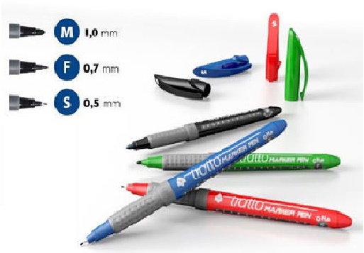 Marcador permanente alcohol tratto verde s