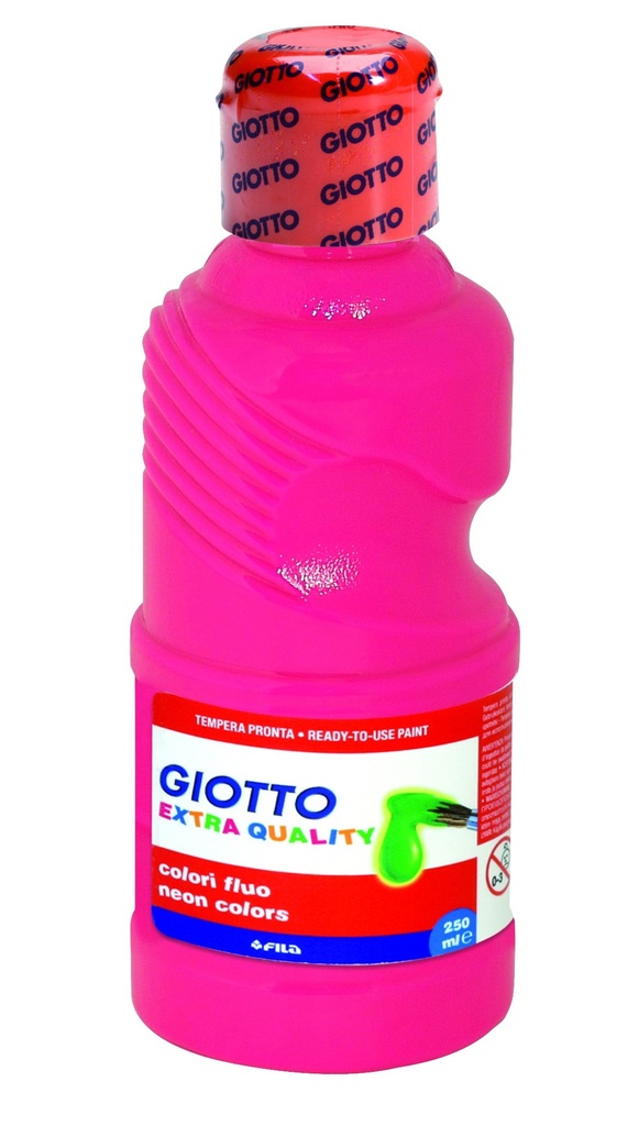 Giotto tempera fluo rosa 250ml