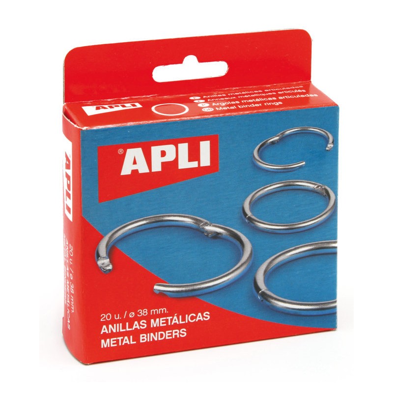 Anillas metal 38mmmm  20 unid
