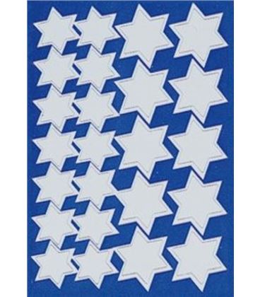 Gomets estrella plateada ref.722