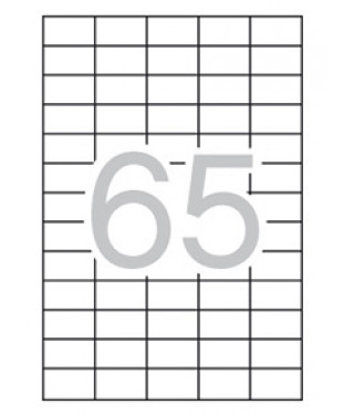 Etiquetas adhesivas 38x21,2mm 100h A4 Apli