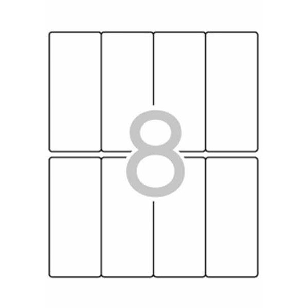 Etiquetas adhesivas Apli  36x82