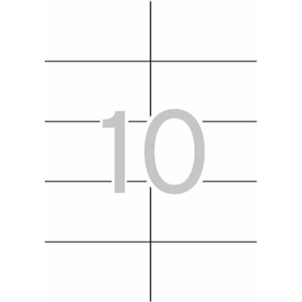 Etiquetas adhesivas Apli 42x74,6