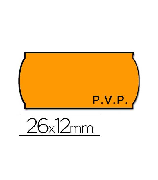 Etiquetas flúor -  Pvp 12x18mm