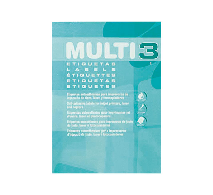 CAJA ETIQUETAS MULTI 3 210x297  DE 500H