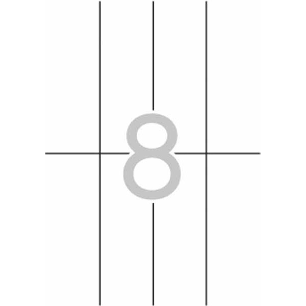 Etiquetas adhesivas Apli 105x37